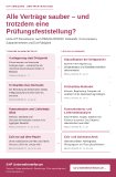 Infografik „Alle Verträge sauber – und trotzdem eine Prüfungsfeststellung?“ von S+P Seminare zu Drittparteirisiken nach EBA/GL/2026/09. Sie stellt vier typische Schwachstellen den passenden Seminarlösungen gegenüber: Auslagerung statt Drittpartei, Kritikalität ohne Methodik, blinde Konzentration und Lieferkette, Exit nur auf dem Papier. Gestaltung in Beerentönen, mit Verweis auf sp-unternehmerforum.de.