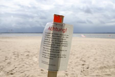 Warnschild Steinhuder Meer