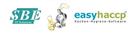 Logo von easyhaccp und SBE IT Solutions