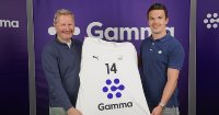 v.l.n.r.: CEO Gamma DACH Achim Hager und medi Bayreuth-Geschäftsführer Johannes Feuerpfeil
