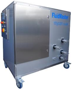 The new cleaning system FluidMaster from mycon GmbH