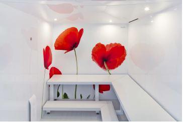 "Steam baths (…) are undoubtedly useful for health and well-being. With its new steam bath KLAFS succeeded not only in delivering a lot of variety in terms of interior design, but also in overcoming typical weak points in the construction of steam baths in an really innovative manner" / This is why the jury of the Wellness & Spa Innovation Award 2016 has selected the D6 to be the winner of the category „Hotel & Spa Interior“ / Picture: KLAFS GmbH & Co. KG