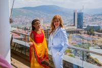 Geschäftsführerin Nelly Kostadinova in Ruanda 2018