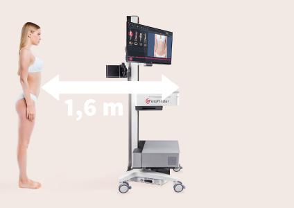 Hygienic examination distance with the FotoFinder bodystudio ATBM master