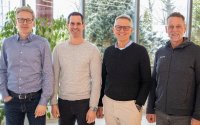 Gemeinsam für vernetzte Softwarelösungen im Bauwesen – das Führungsteam der Orca Group: (v.l.n.r.) Jörg Dersch, CPO, Matthias Werner, CFO, Manfred Scholz, CEO, Christian Menk, CTPO