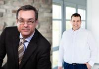 Für Unternehmen mit Mitarbeitern im Homeoffice bietet jetzt André Förtsch (li.) als Verantwortlicher bei Tarox für Thin Clients ab sofort die exzellenten Geräte der RX-Serien an, die NComputing laut Vertriebschef Jochen Poster (re.) eigens für solche geeigneten Zwecke entwickelt hat.