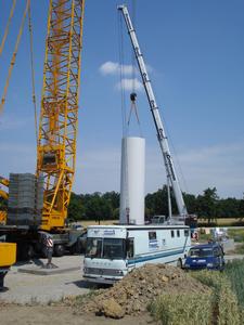 Baustelle Windpark Kirchberg