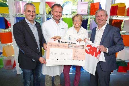 3M und id4sports übergaben Spende an "Aktion Luftballon"