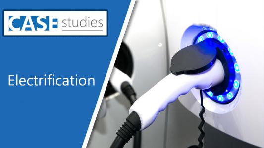 Electrification - eines der Themenschwerpunkte des CASE-Webcasts von SBD Automotive