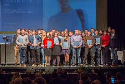 Die IHK Heilbronn-Franken ehrt im Kurhaus Bad Mergentheim erfolgreiche Prüfungsabsolventen der Aus- und Weiterbildung des Main-Tauber-Kreises / Foto: Jonathan Trappe