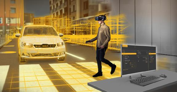 Continental Pedestrian Simulator Overview