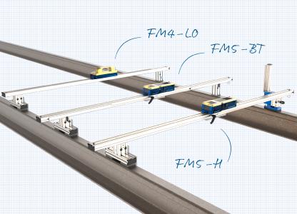 Das neue Fahrdrahtmessgerät FM5-H von Steinmeyer Mechatronik ermöglicht maximale Präzision auch bei stark überhöhter Gleislage. Es ergänzt die bisherigen Produkte FM4-LO und FM5-BT