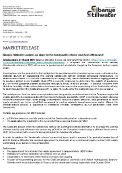 21082024_EN_SBSW_Logo_Sibanye-Stillwater updates on plans for the Sandouville refinery and .pdf