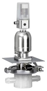 SUMONDO with pneumatic actuator and GEMÜ 1434 controller