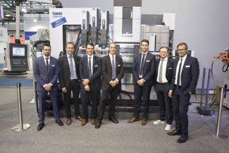 Das Projektteam von Meusburger und Bihler v. links n. rechts: Thomas Zettlmeier, Gerhard Krammel Marc Walter, Christoph Schäfer, Andreas Gojo, Simon Kott und Thomas Enz / Bildquelle: Bihler