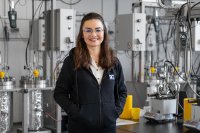Newly elected to the doctoral committee: Doctoral candidate Patrycja Lewczuk. / Photo: Luca Hoffmannbeck, SKZ