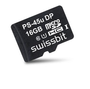 microSD-Karte PS-45u mit Sicherheitsfunktionen / Bildquelle: Swissbit