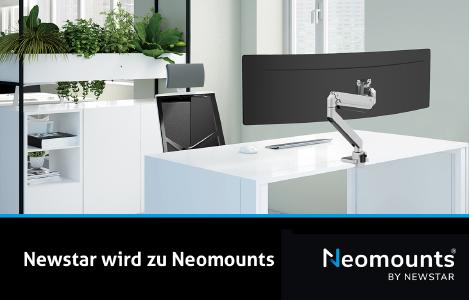 Aus NewStar wird ab 01.06.2021 Neomounts by NewStar