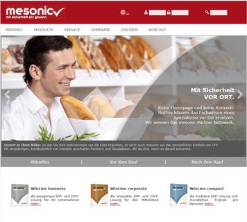 mesonic webseite