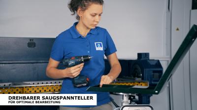 Universelles Werkbankgerät bankmaster® MONO S - Vakuum-Spannsystem