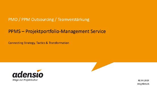 PPM_PMO_Oursourcing in 10 Tagen.pdf