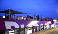 Feier zum 50-jährigen Bestehen von Promotor auf dem Medienschiff Pioneer Two in Frankfurt