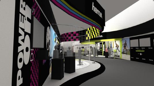 Noch ist die IFA-Standplanung von Hama virtuell, vom 01. bis 06. September freut sich der Zubehörspezialist auf viele Messebesucher in Halle 10.2