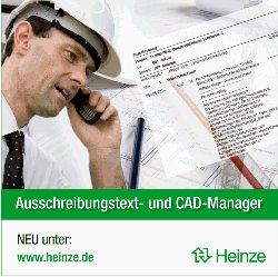 Ausschreibungtexte und CAD-Details unter www.heinze.de