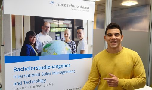 Nikolaos Papadopolous hängt nach seinem Doppelabschluss in Aalen und Turku noch einen Master an der Hochschule Aalen dran.