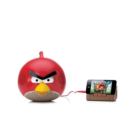 Red Bird Speaker iPhone 4 Horiz Wht Bg XL.jpg