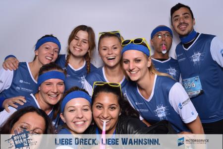 Motorservice Team in der Selfiebox