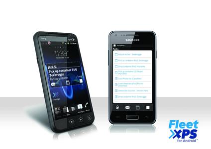 FleetXps auf dem Smartphone