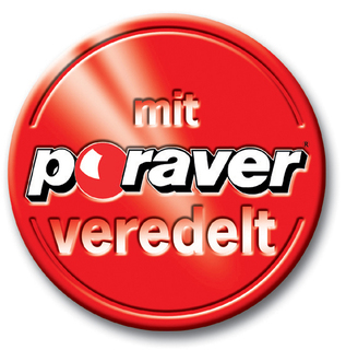 Auf die veredelnden Eigenschaften von Poraver wei-sen viele Hersteller hin und kennzeichnen ihre Pro-dukte mit dem Poraver-Gütesiegel. Grafik: Dennert Poraver GmbH