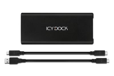 ICYNano MB861U31-1M2B M.2 NVMe PCIe SSD zu USB 3.2 Gen 2 10 Gbps Adapter / Externes Gehäuse