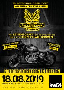 Güllepumpen-Contest – Hobbyschrauber aus ganz Deutschland stellen am 18.08.2019 von 11-17 Uhr ihre Honda CX-Custom Bikes vor, Bild: Jung Pumpen GmbH