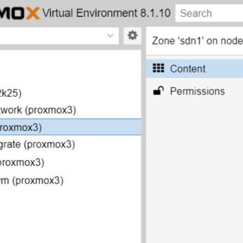 Software-Definied-Networking mit Proxmox