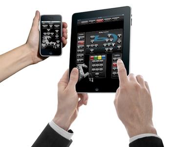 iPad und iPhone als Bedien-Frontend im Konferenzraum oder im Privathaus
