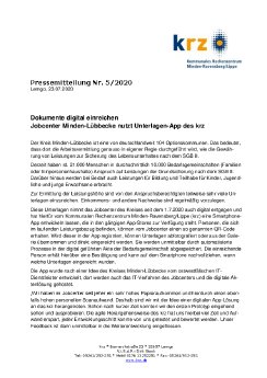PM - Jobcenter Kreis Minden-Lübbecke nutzt Unterlagen-App des krz.pdf