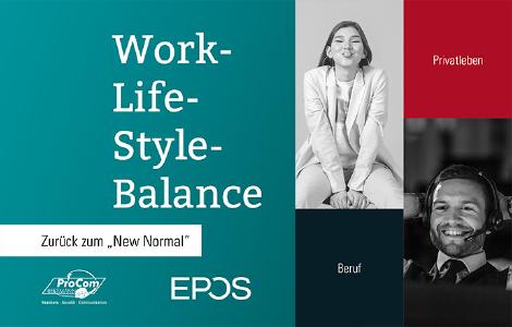 Kampagne Work-Life-Style-Balance für Mitarbeiterzufriedenheit im Beruf und Privatleben
