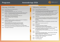 Programm der TOP-Energy-Anwendertage 2026