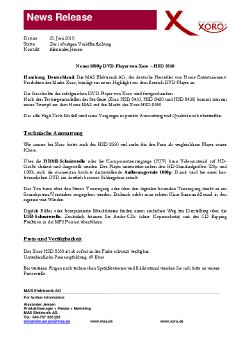 News Release HSD 8550.pdf