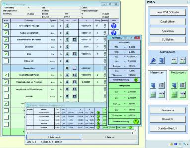 Methoden des VDA Band 5 in der Q-DAS Software solara.MP