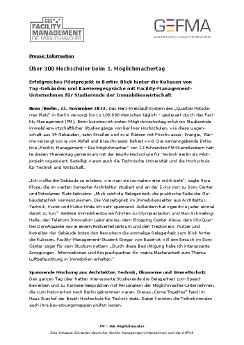 Presse-Info_Möglichmachertag 2013 - Über 300 Studierende von Berliner Hochschulen_131112.pdf