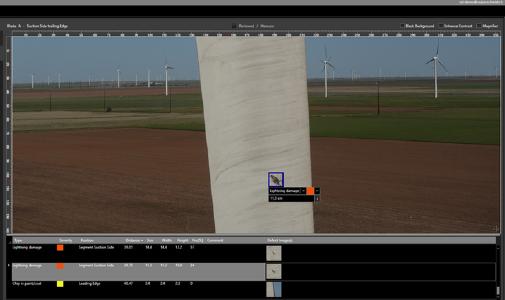 Picture - AI enabled wind blade damage detection - Sulzer Schmid - LR