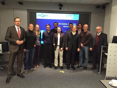 KickOff-Meeting des 3D-GUIde-Teams