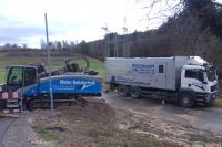 Grundodrill 25 N im Baustelleneinsatz in Stockach (Landkreis Konstanz)