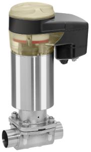 Efficient motorized actuator for globe and diaphragm valves