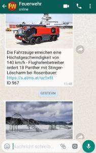 Screenshot FEUERWEHR-WhatsApp-Newsletter