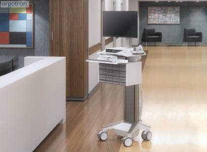 Ergotron CareFit Pro Visitenwagen im ergotron.shop
