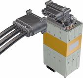 RobiFix-TWA, right-angled male connector for welding transformers